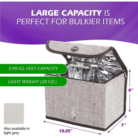 UV Light Sanitizer Box Mobile Ultraviolet Disinfection Bag Kills 99.9% of Germs - Picture 5 of 8